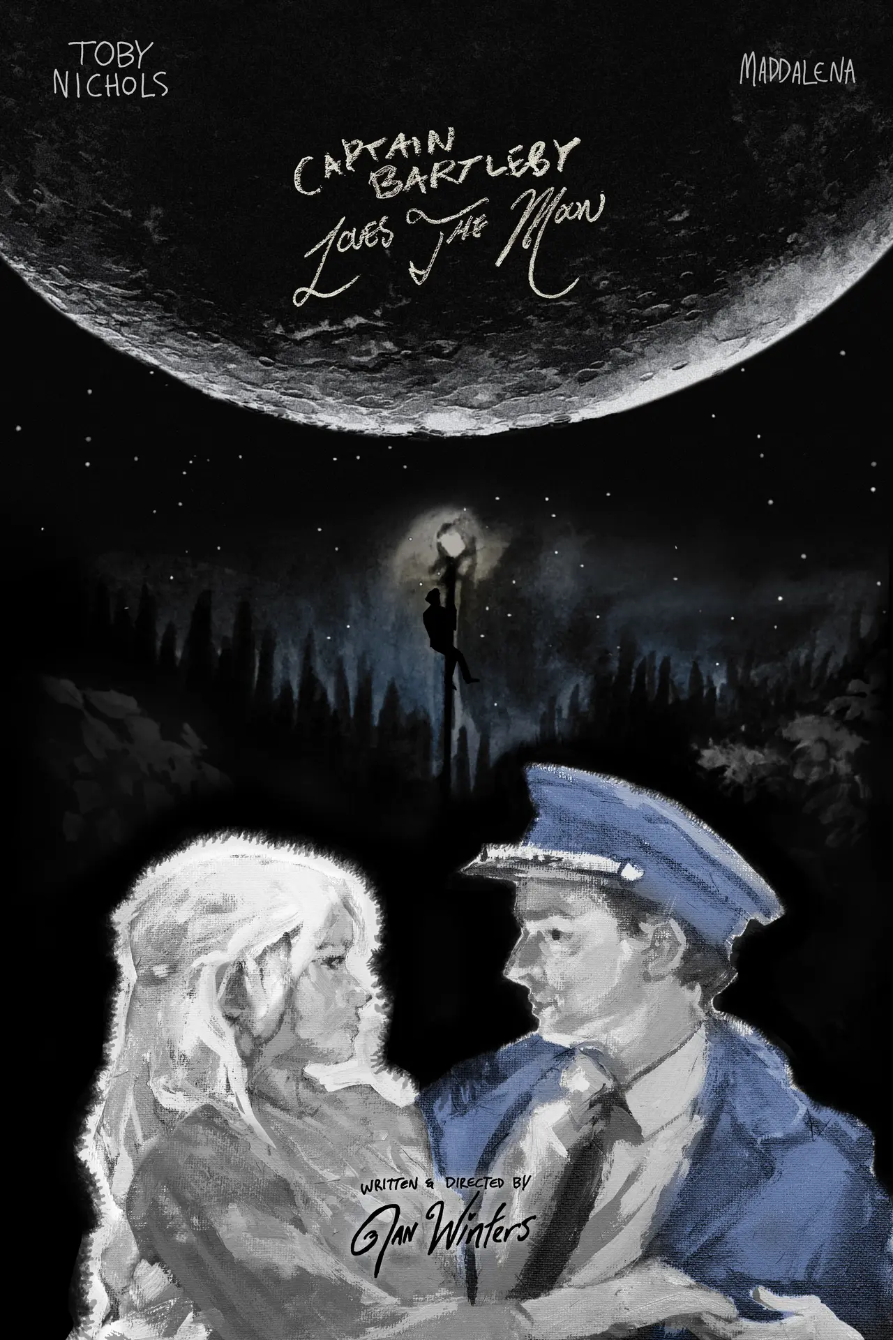 Captain Bartleby Loves the Moon Poster